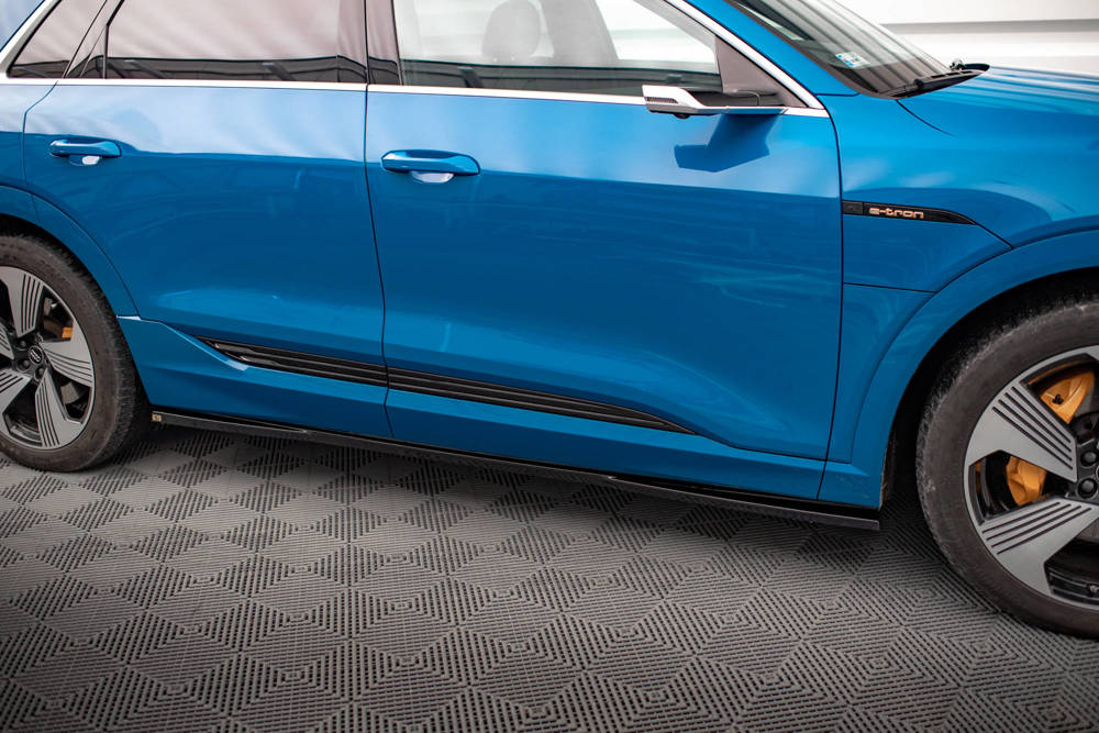 Zijskirts Audi E-Tron Maxton Glans Zwart