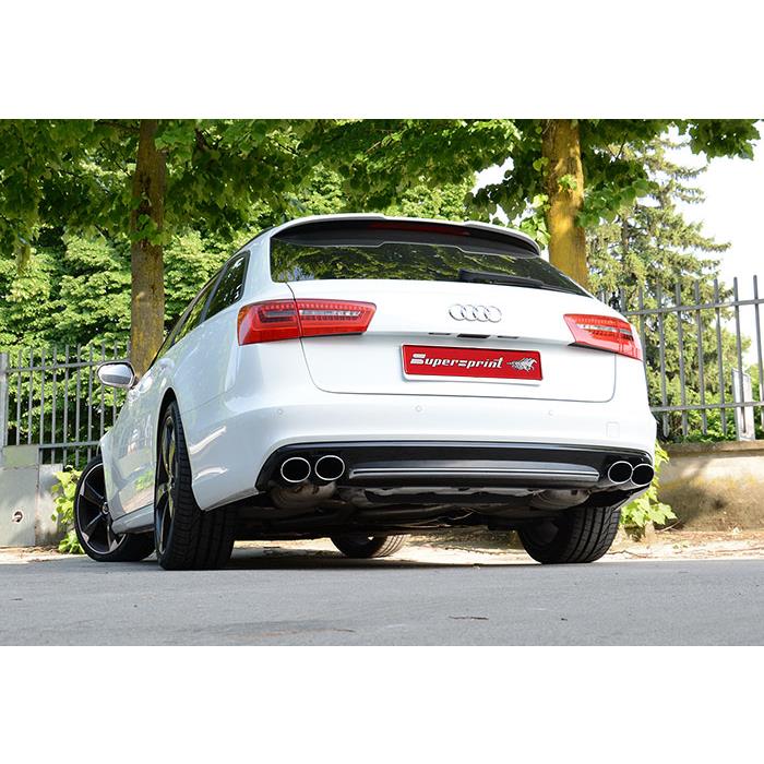 AUDI A6 C7 4G (Sedan + Avant) QUATTRO 3.0 BiTDI V6 (313 Hp) 2012 -> 2014 Endpipe kit 100x75 Right +