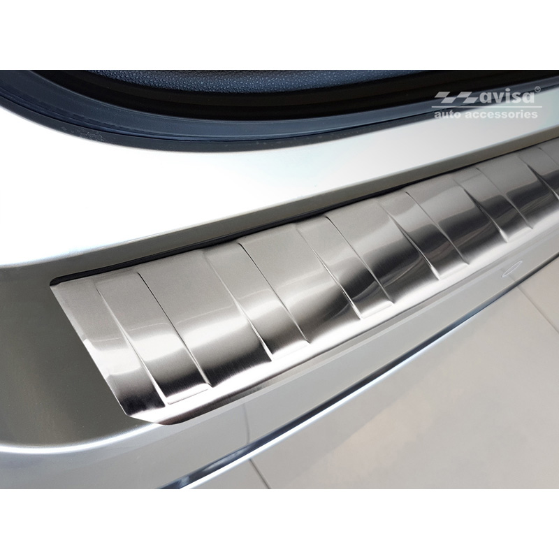 Stainless Steel Rear bumper protector  Toyota Corolla XII Combi 2019- (incl. GR Sport) & Suzuki Swace Combi 2020- 'Ribs'