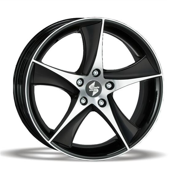 Velgen EtaBeta Jofiel zwart polish 9.5x21 5x127 ET40