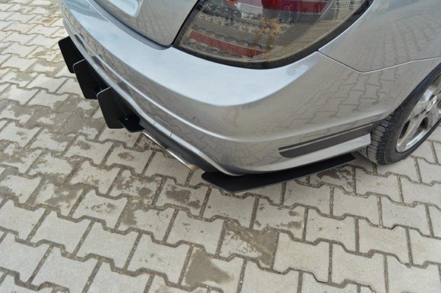 Diffuser & Achter zijskirts Mercedes C W204 AMG-Line Maxton Design