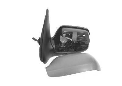 spiegel, bol glas, in primer, links Mazda 2, 2003-2007