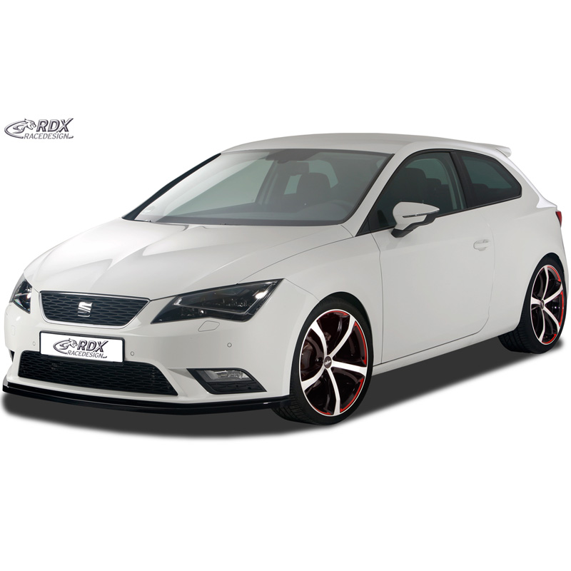 Front spoiler  Seat Leon 5F SC/5-doors/ST 2013-2017 excl. FR/Cupra (ABS glossy black)