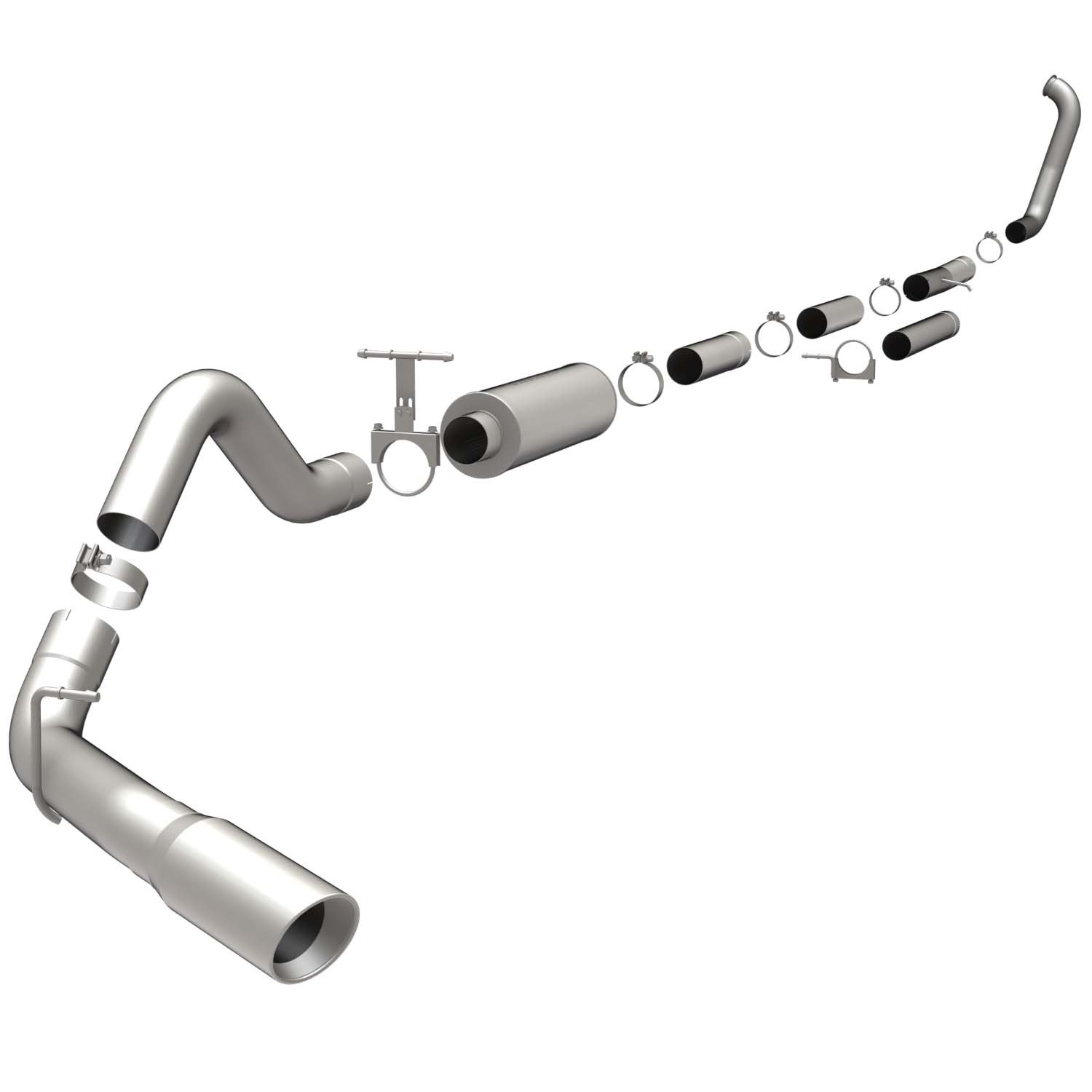 Ford Sys TB 99-03 Ford F-Series 7.3L 4" Magnaflow Cat-Back