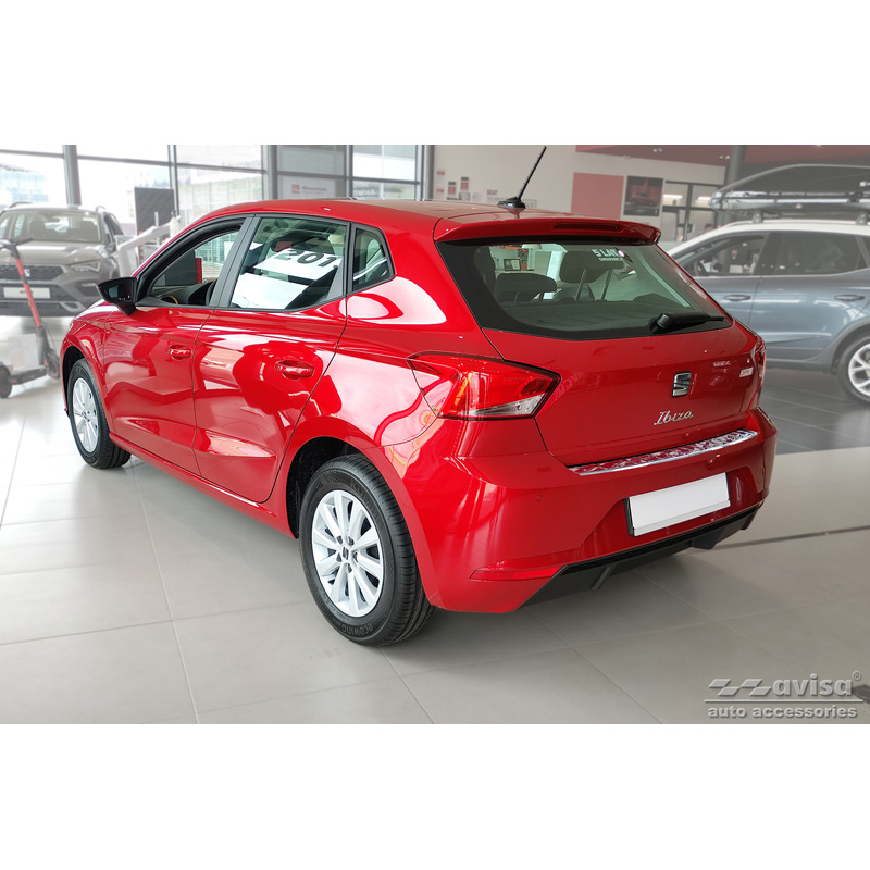 RVS Achterbumperprotector  Seat Ibiza 6F Facelift 2021- 'Ribs'