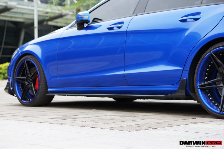 Mercedes Benz CLS Class W218 DP Style Carbon Zijskirts 2011-2017