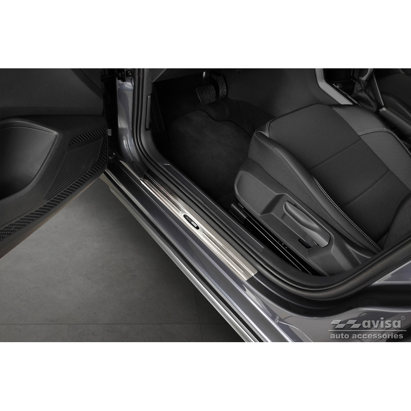 Inox door sill protectors  Volkswagen Taigo 2021- 'Exclusive Edition' - 4-pieces