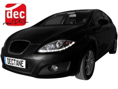 Headlights Seat Leon/ Altea / Altea XL 09- Devil Eyes Dlite LED