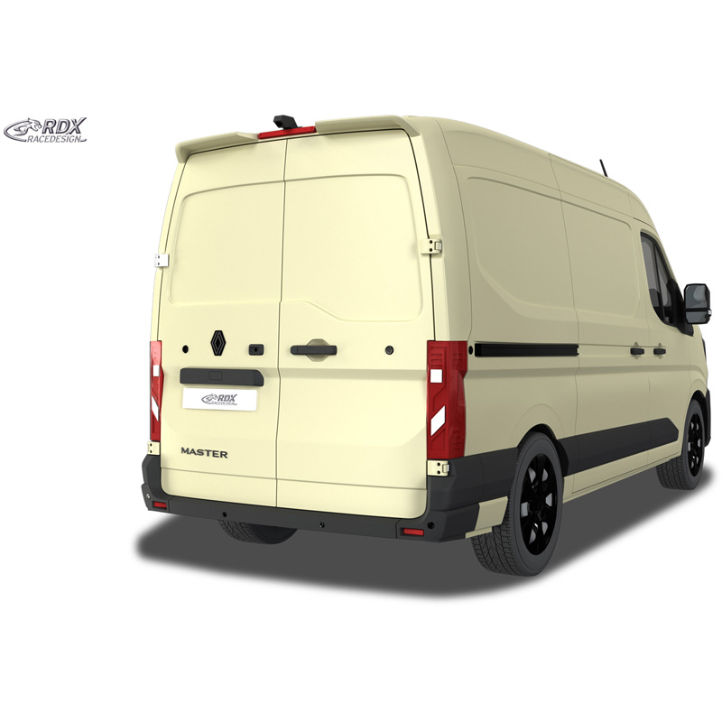 RDX Racedesign Dakspoiler  Renault Master IV / Nissan Interstar 2024- (H2) (met 2 achterdeuren) (PU)