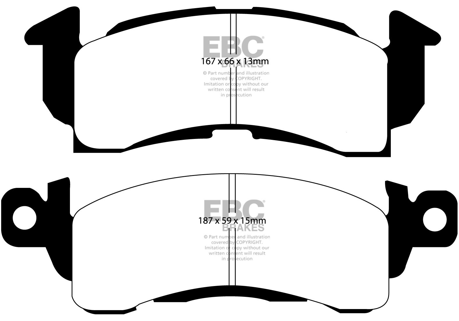 EBC Brakes PONTIAC Firebird 5.7 78-79 Remblokken voorzijde