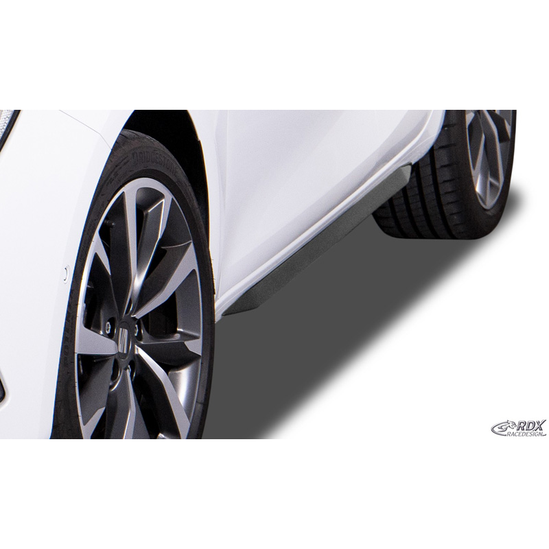 Side skirts 'Slim'  Seat Leon (KL) 2020- incl. Sportstourer. (ABS glossy black)