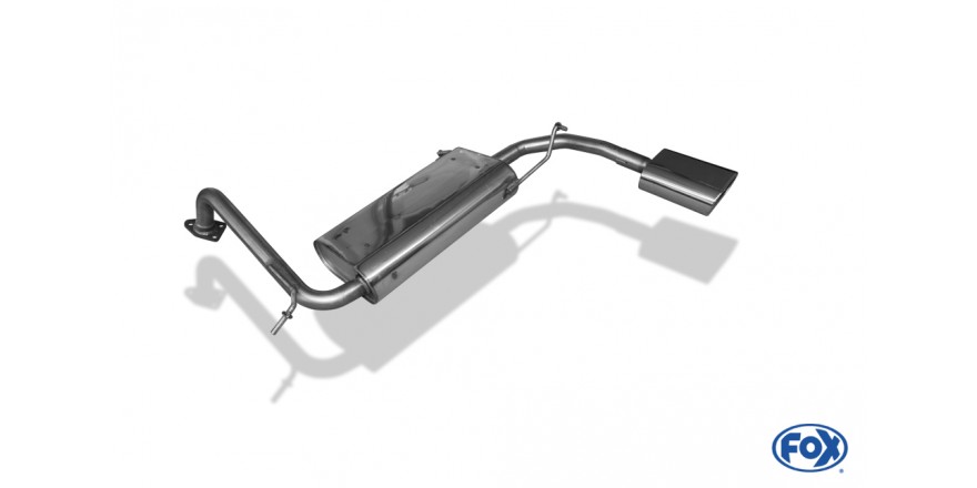 Mitsubishi Lancer IV Stufenheck Einddemper - 160x80 Typ 53 FOX