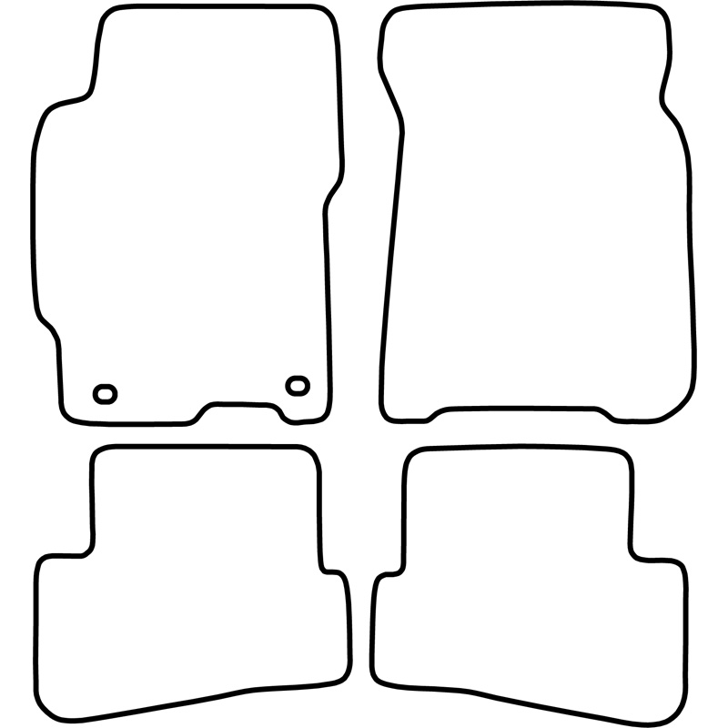 Automatten  Mazda 626 1991-1994