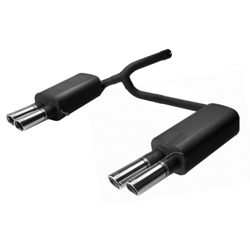 Double sport exhaust  Skoda Octavia II RS HB/Combi 2.0 TFSi 147kW/2.0TDI 125kW 2006-2013 2x 70mm
