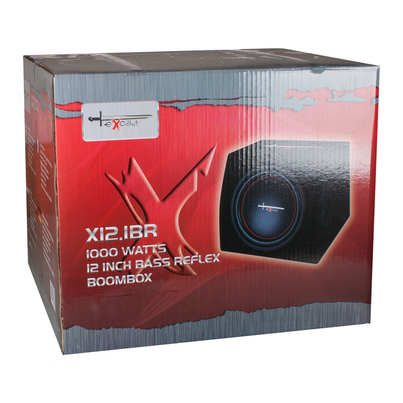 EXCALIBUR X12.1BR Boombox 12-inch 1000W Bass Reflex