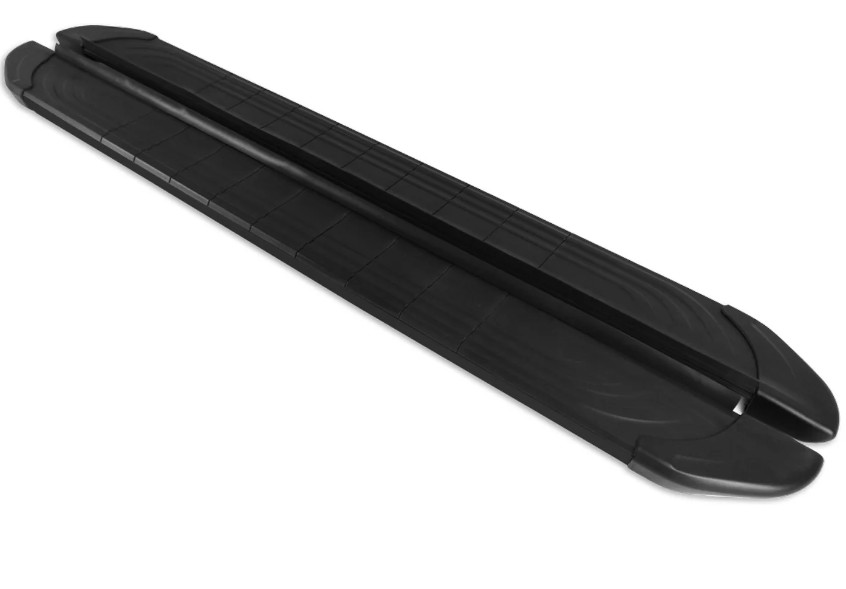 Treeplanken voor Mercedes M-Klasse W163 98-05 aluminium zwart