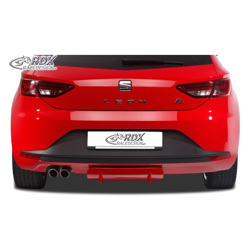 Rear bumper skirt 'Diffusor U-Diff'  Seat Leon (5F) incl. FR/SC/ST 2012-2020 (PU)