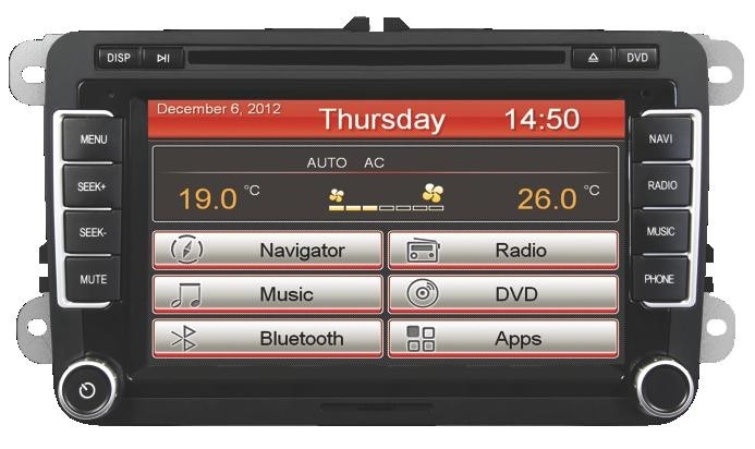 ESX VN710 VW-P1 Pasklare Radio Navigatie VW/Seat/Skoda