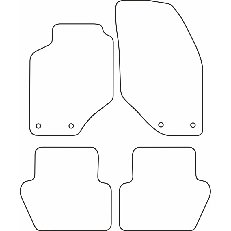 Automatten  Volvo S70/V70 1997-2001