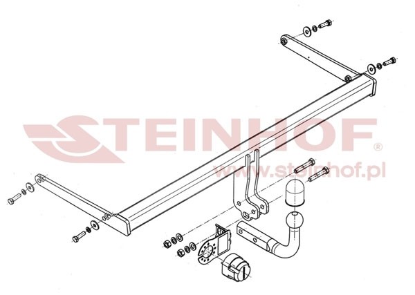 Trekhaak Mazda 2 (DE) 2007-2015