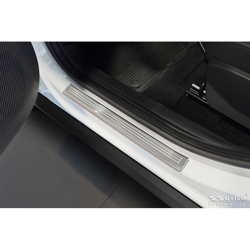 Avisa Inox door sill protectors  Citroën C3 IV 2024- - 'Lines' - 4-pieces
