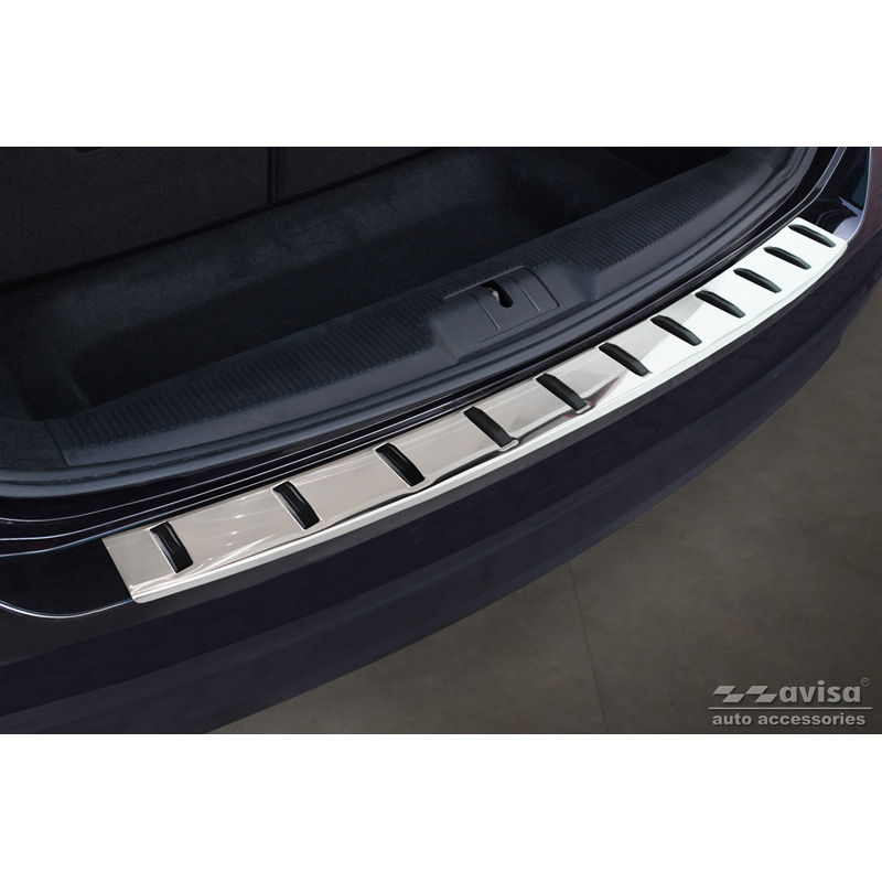 Stainless Steel Rear bumper protector  Volkswagen Sharan II & Seat Alhambra II 2010- 'STRONG EDITION'