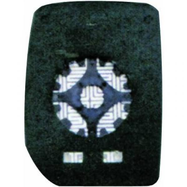 Spiegelglas links TRANSIT, 00-12 CONVEX VERWARMBAAR; CONVEX GLAS