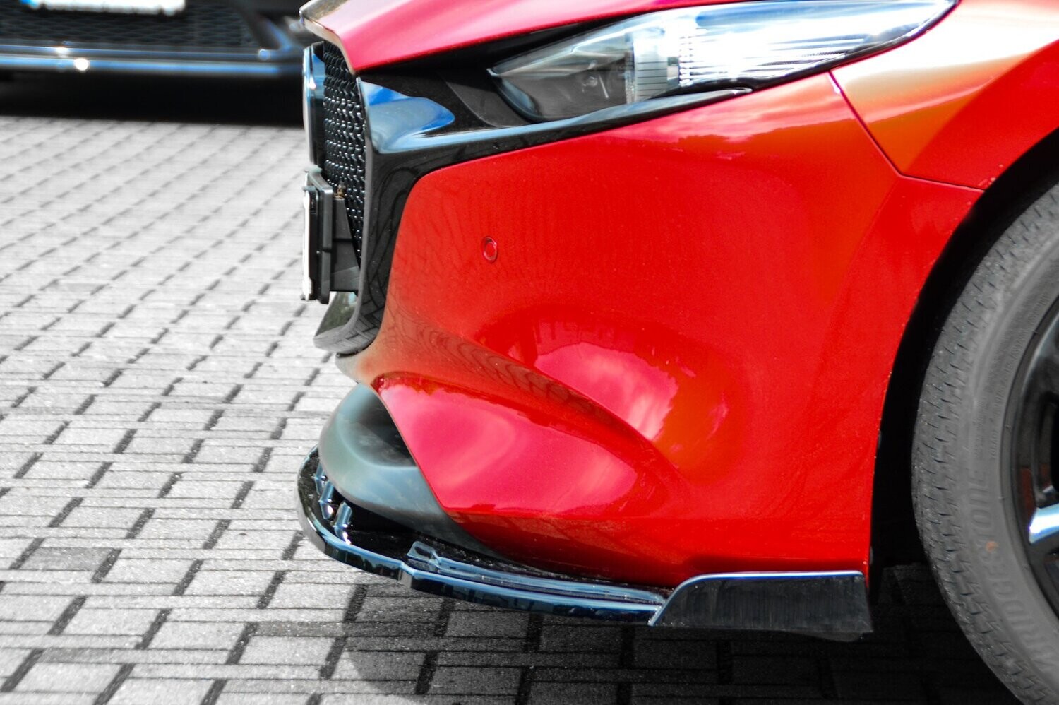 lip met wing Mazda 3 BP 2018-