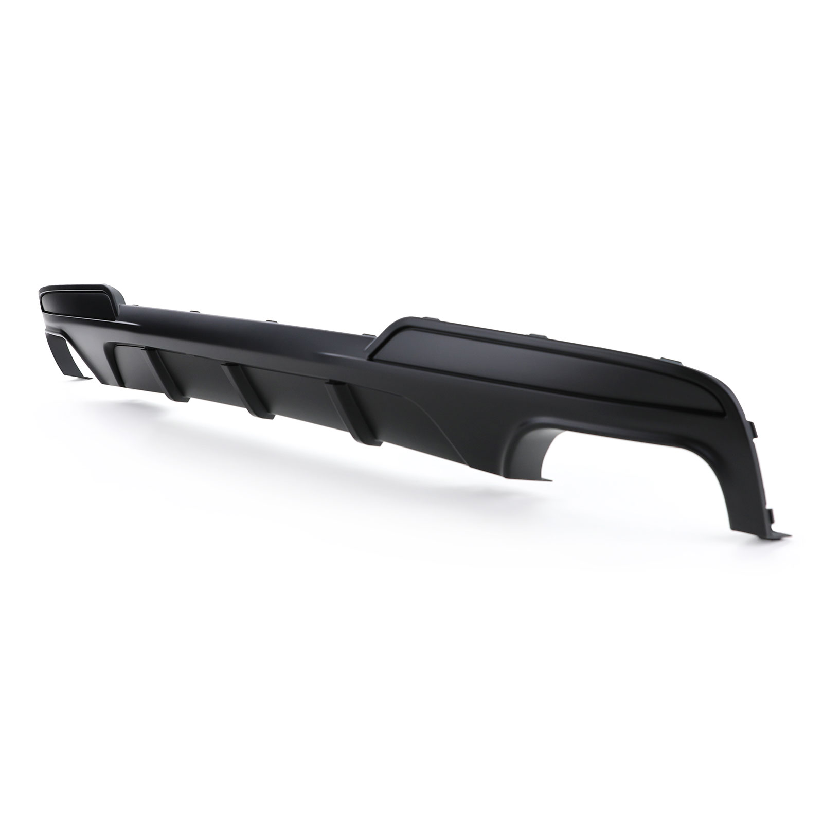 Achterdiffusor BMW F10 Duplex mat Zwart M-Pakket