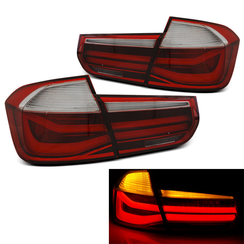 Achterlichten BMW F30 Limousine 2011-2014 LCI Design Rood