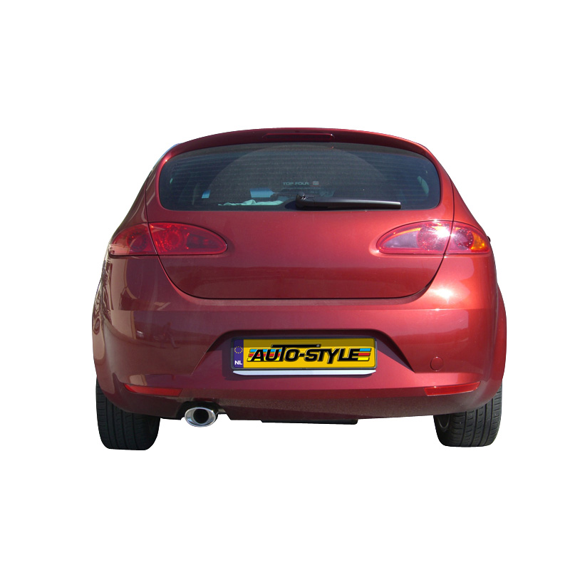 100% Inox Sport Exhaust  Seat Leon 1P 2.0 TDi (140HP) 2005- 120x80mm Oblique