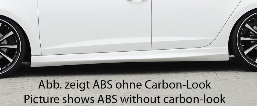 Zijskirts VW Golf 7 Rieger carbon-look