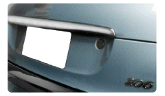 Chroom Achterklep handgrepen Peugeot 206 CC clean