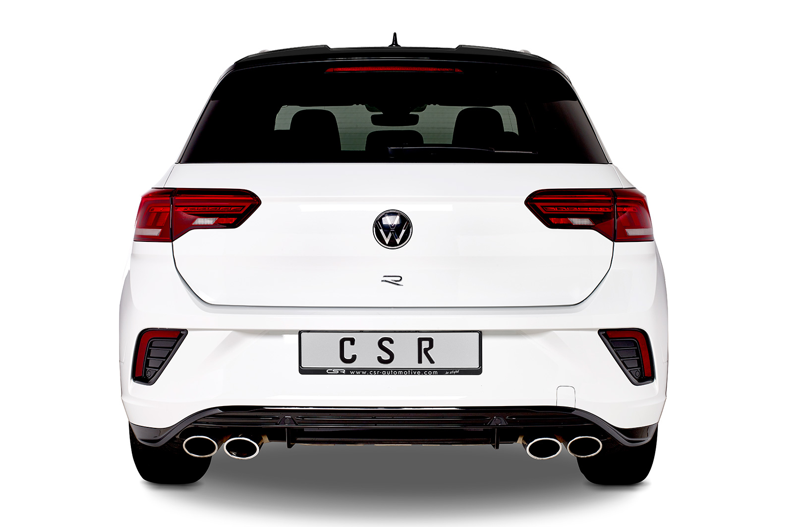 Spoiler VW T-Roc (Typ A1) R CSR glans Zwart
