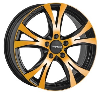 Velgen Carmani 9 Compete Orange 7.5x17 5x108 ET45