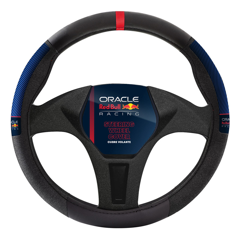 Red Bull Oracle Universal steering wheel cover - Type 02 - Black/Red/Blue
