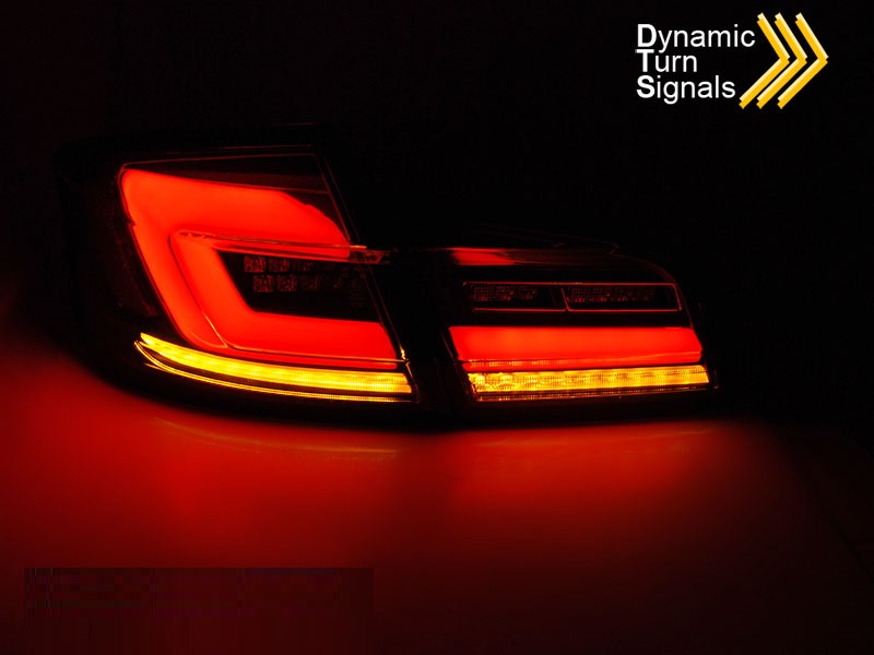 Achterlichten BMW 5-Serie F10 10-17 Dynamisch LED Tube zwart