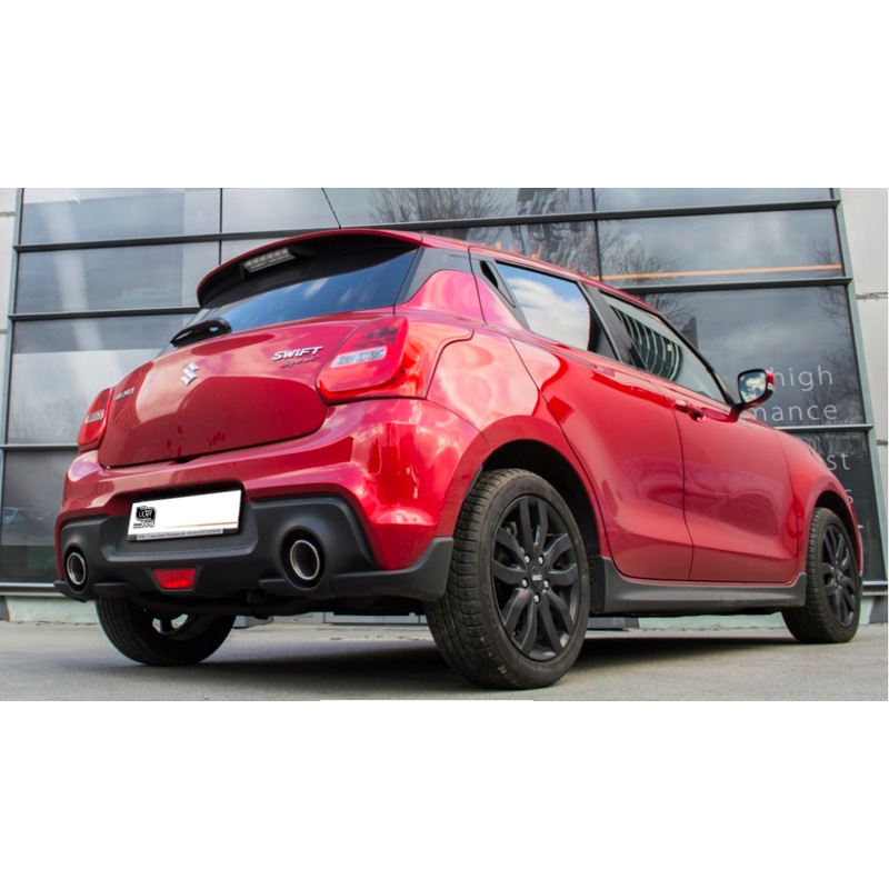 Double Sport Exhaust  Suzuki Swift VI 1.4 Sport Boosterjet 103kW 2017-2020 100mm RS