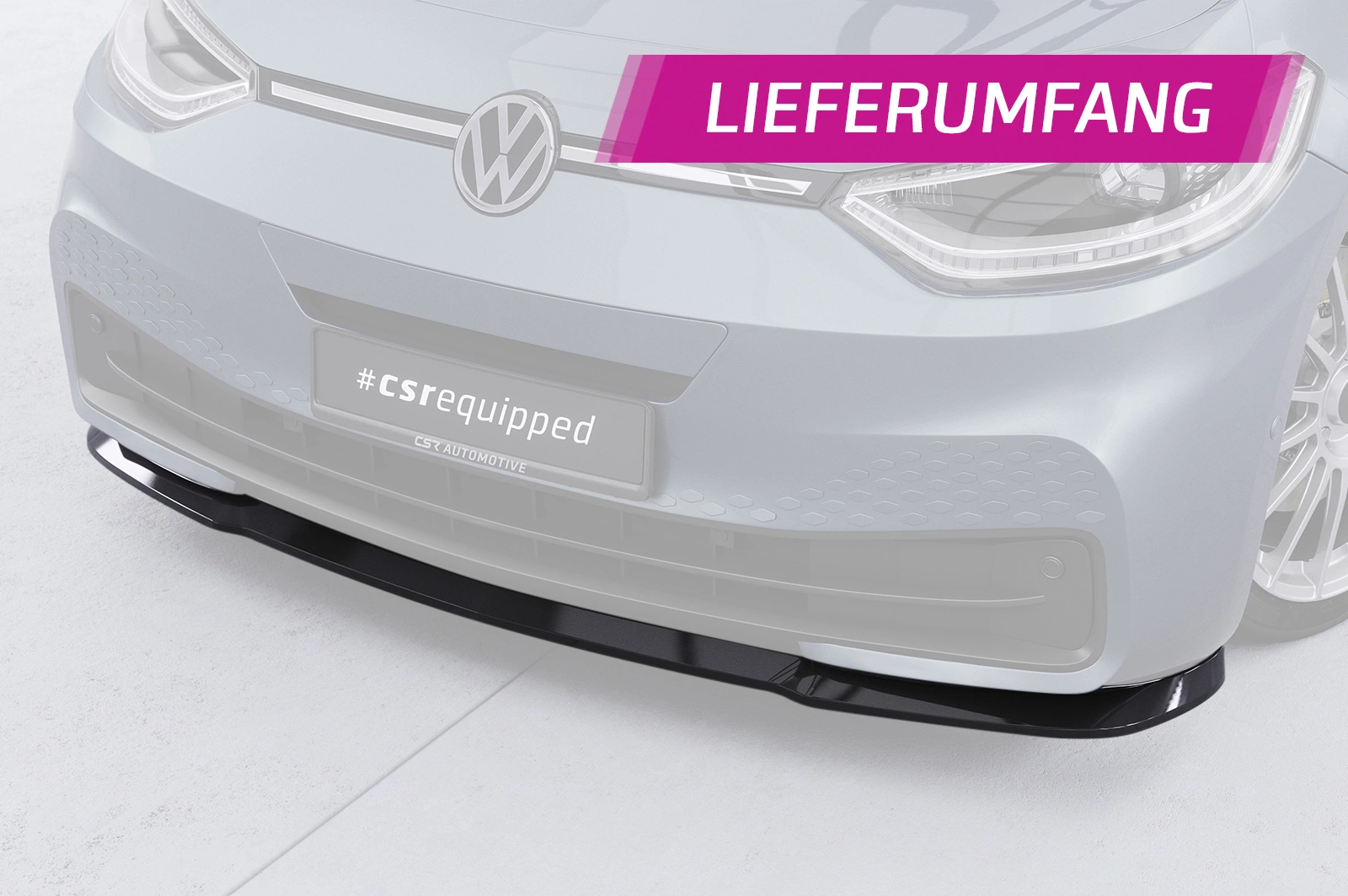 Voorspoiler VW ID.3 Glans Zwart – CSR Automotive
