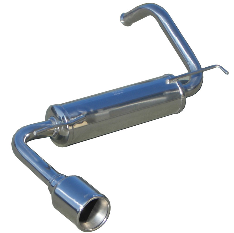 100% Inox Sport Exhaust  Citroën C1 1.0 (68HP) 2005- 102mm