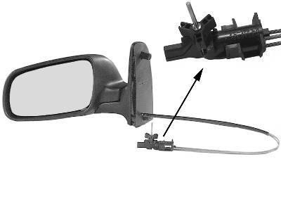 spiegel, rechts,-10/2003 Seat Alhambra, 2000-2010