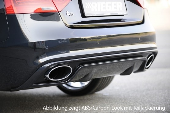Achterbumper Diffusor Audi A5 B8/B81 S-line Rieger Carbon 11-