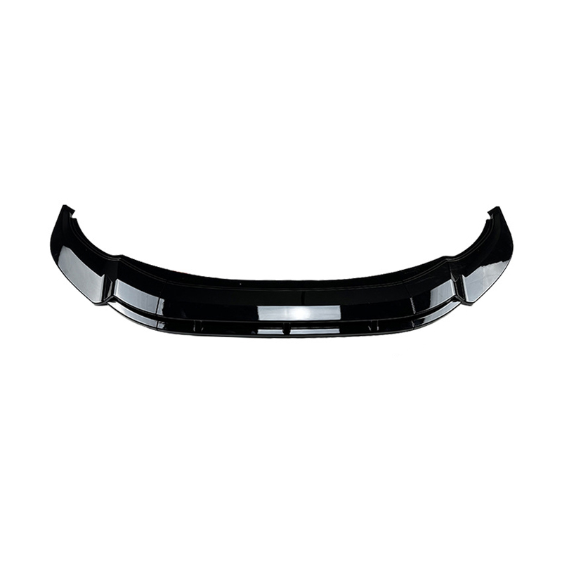Front spoiler lip  Volkswagen Tiguan II R-Line Facelift 2020-2024 (Glossy Black ABS)