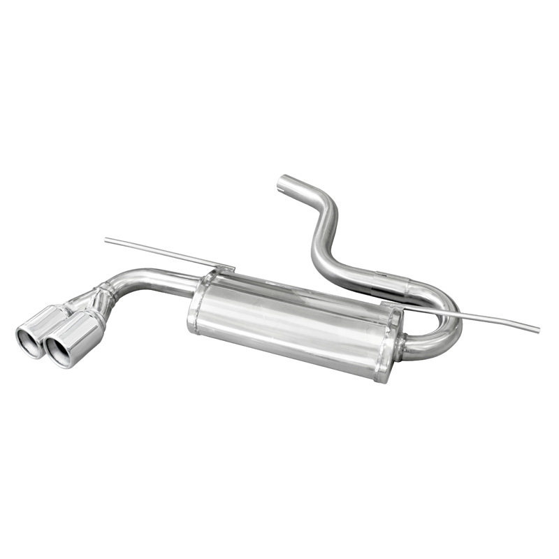 100% Inox Sport Exhaust  Volkswagen Golf VII 1.4 TSI 140-150hp 2013- 2x80mm