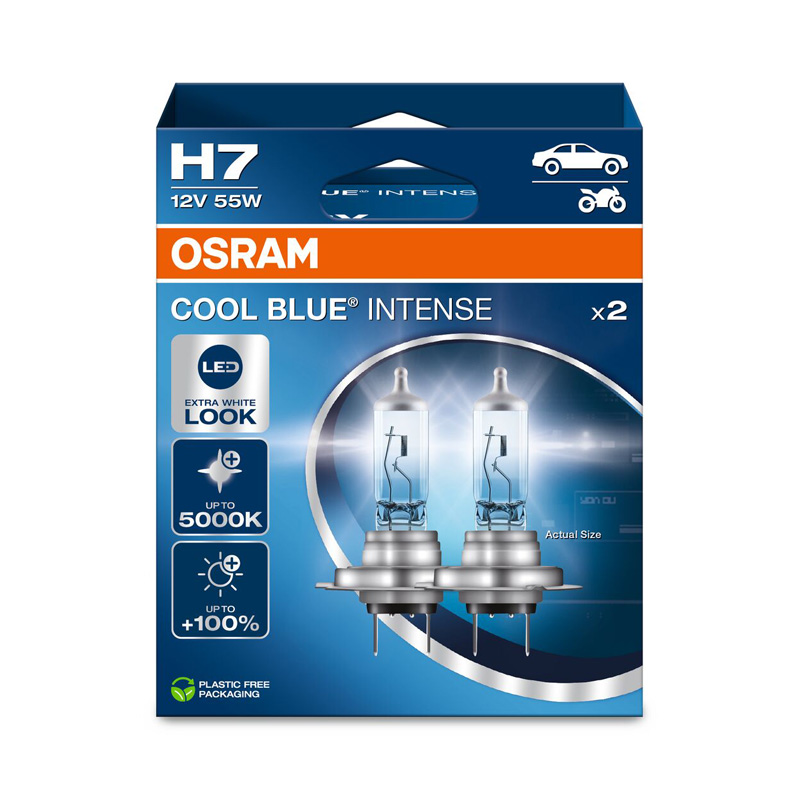 Osram Cool Blue Intense NextGen Halogen bulbs - H7 - 12V/55W - set of 2 pieces