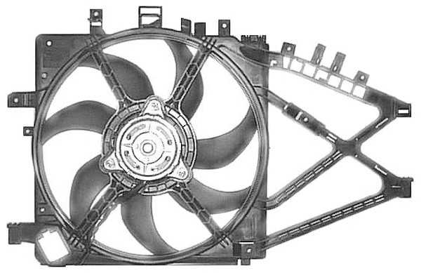 Radiator FAN CORSA/COMBO 01-06 390mm 1.4I/ 1.7DI/1.7DTI +/-AC