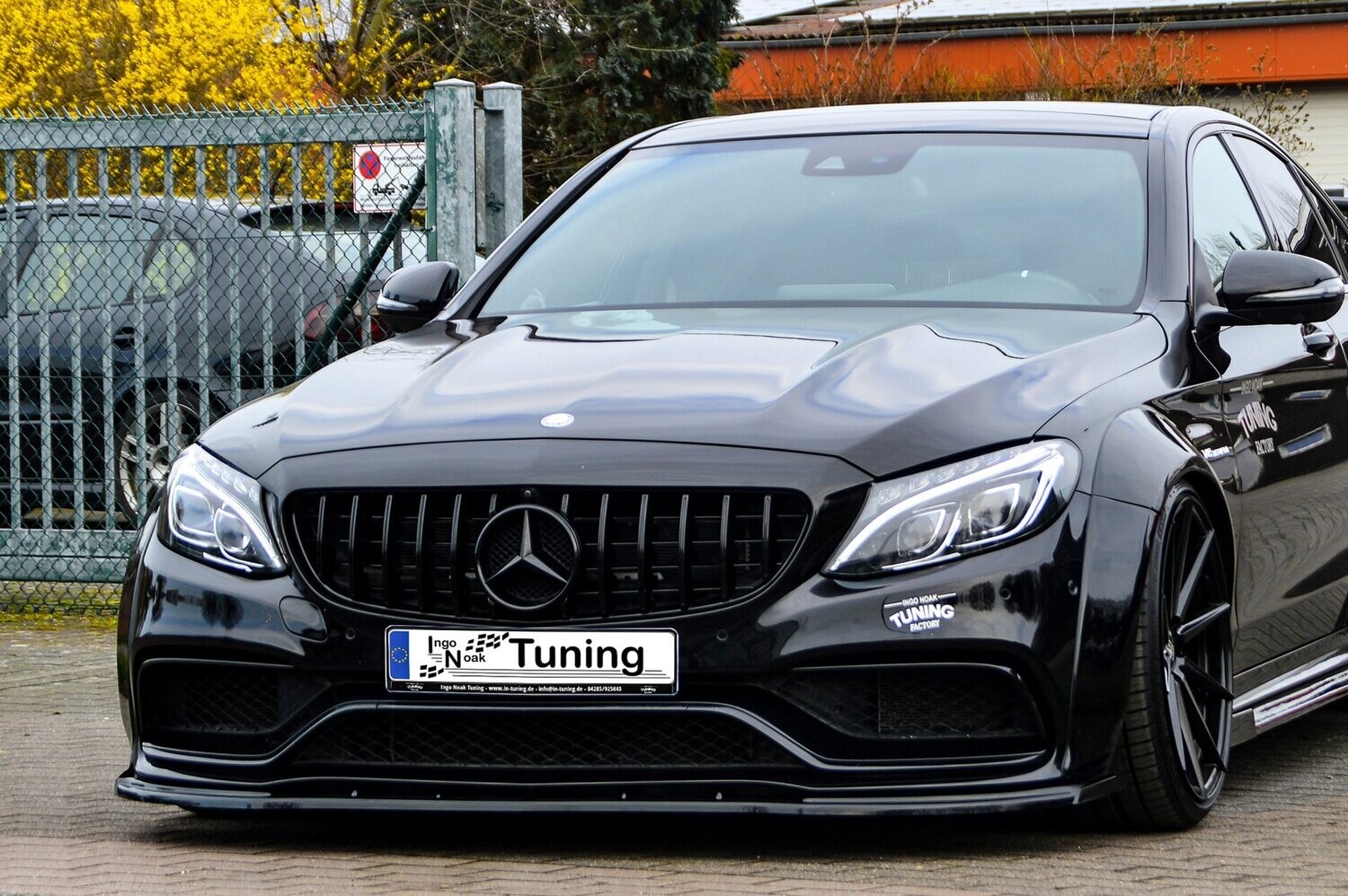 Voorspoilerlip Mercedes C-Klasse C63AMG W205/C205/A205/S205