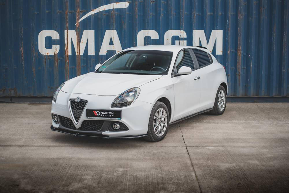 Voorspoiler Alfa Romeo Giulietta Facelift Glanzend Zwart V.2