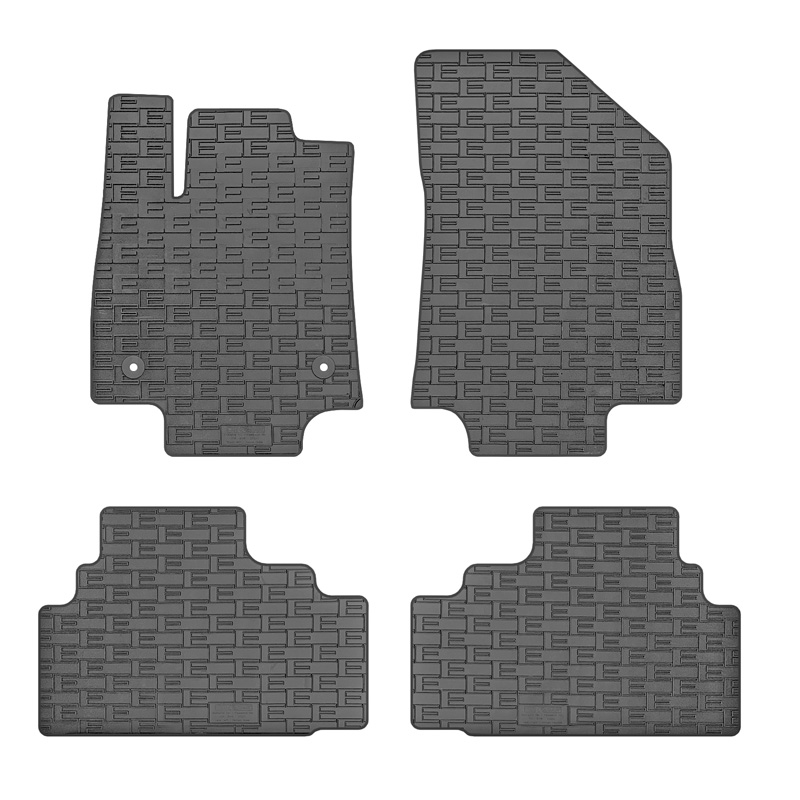 Rubber car mats set  Kia EV3 2024- (4-pieces + fixing system)