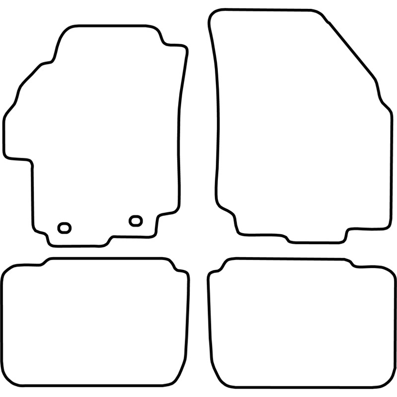 Set velour car mats  Suzuki Liana 2001-2004
